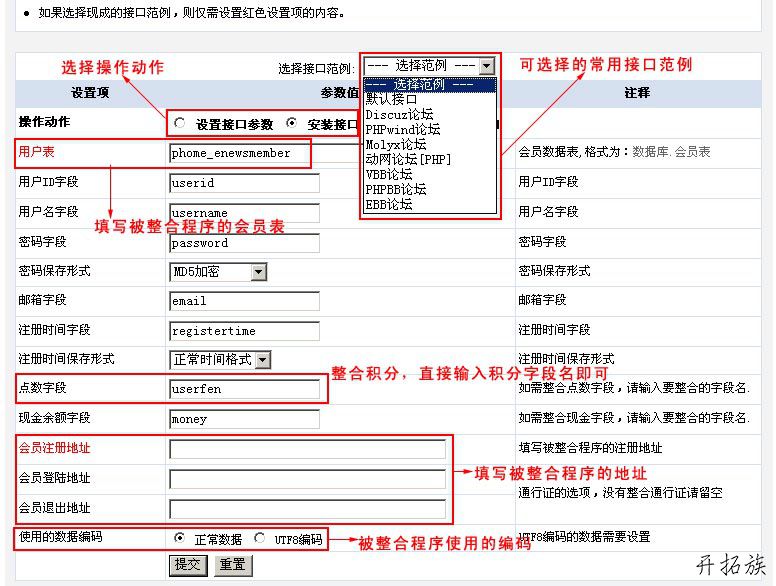 帝国CMS万能会员接口整合discuz会员系统 第2张