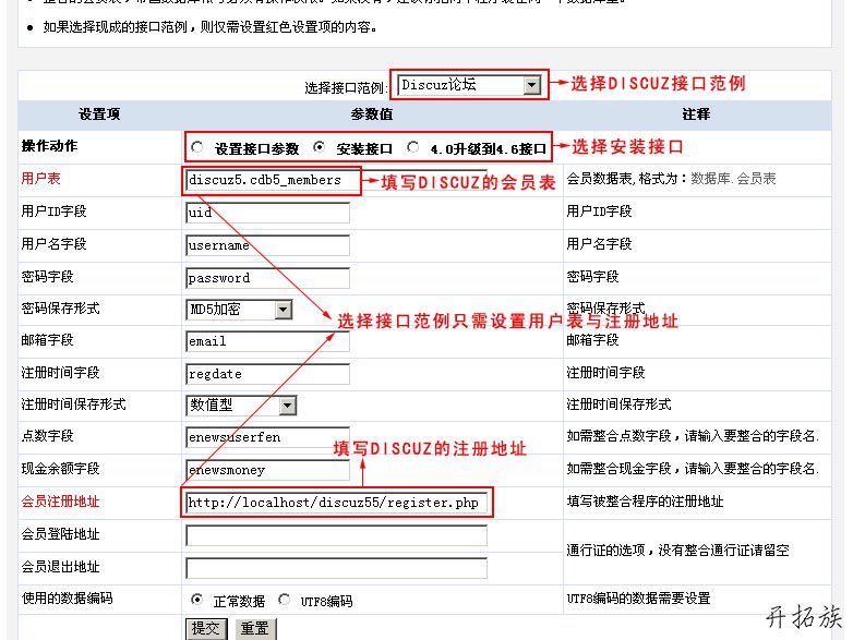 帝国CMS万能会员接口整合discuz会员系统 第3张