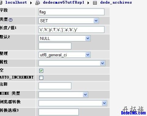 织梦CMS“自定义属性”增加及删除方法 第2张