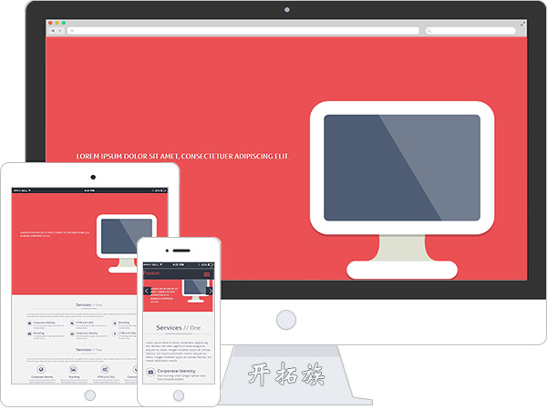 HTML5&CSS3建站程序编辑互联网技术服务企业网站模板