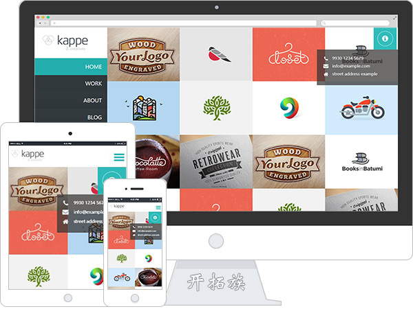 图片相册logo商标广告宣传摄影公司全屏展示html5网站模