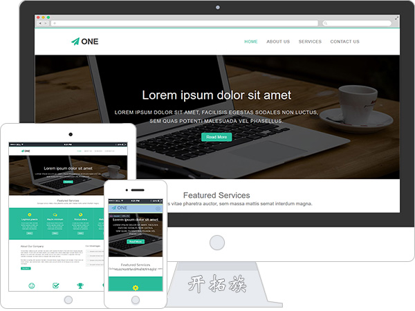 简洁科技公司互联网技术产品bootstrap网站模板