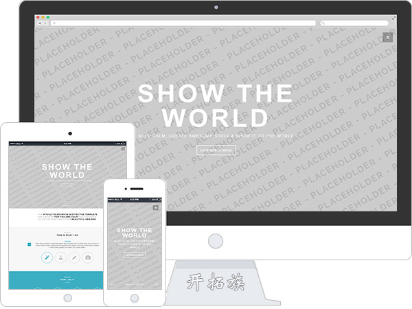 Focus宽屏精品web互联网网络科技公司网站模板 效果图
