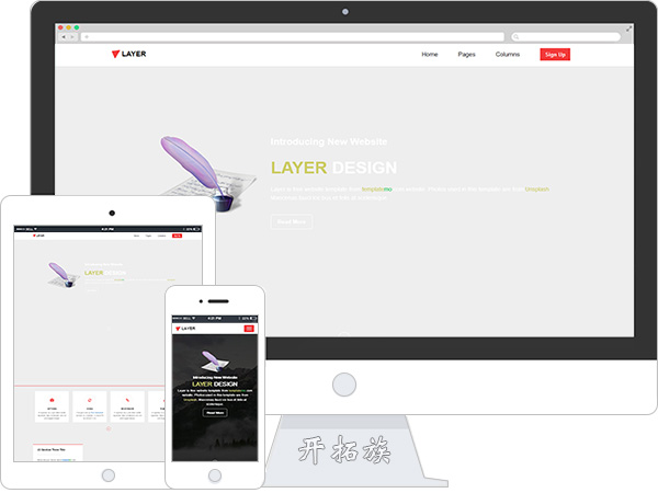 大图户外公路旅游风景宣传展示bootstrap网站模板