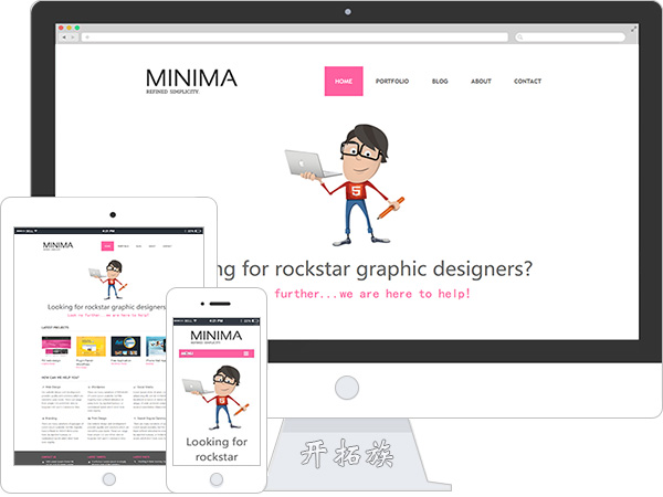 Minima简洁清晰商业外贸商贸公司网页模板 效果图 Minima简洁清晰商业外贸商贸公司网页模板 效果图