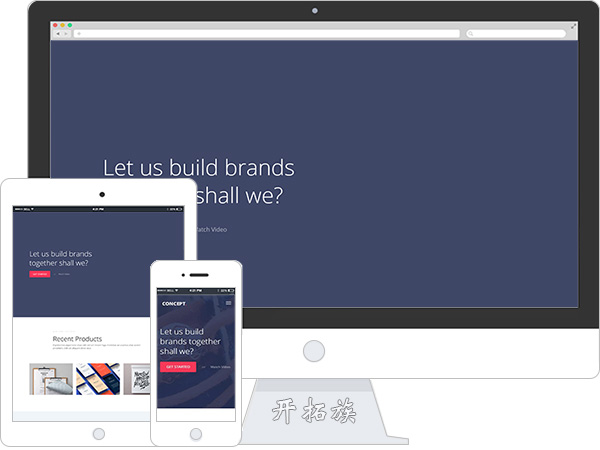 UX设计公司运动服饰品牌企业官网网页模板 效果图