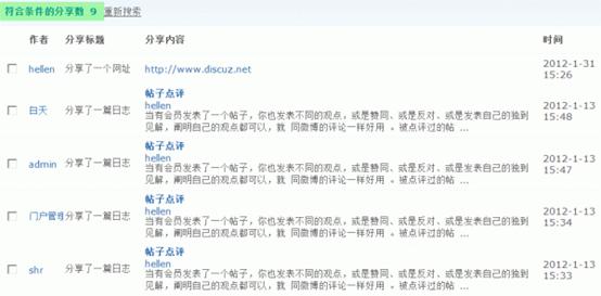 Discuz论坛分享管理如何设置 第2张