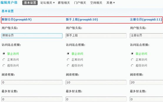Discuz论坛用户组如何设置 第18张 Discuz论坛用户组如何设置 第18张